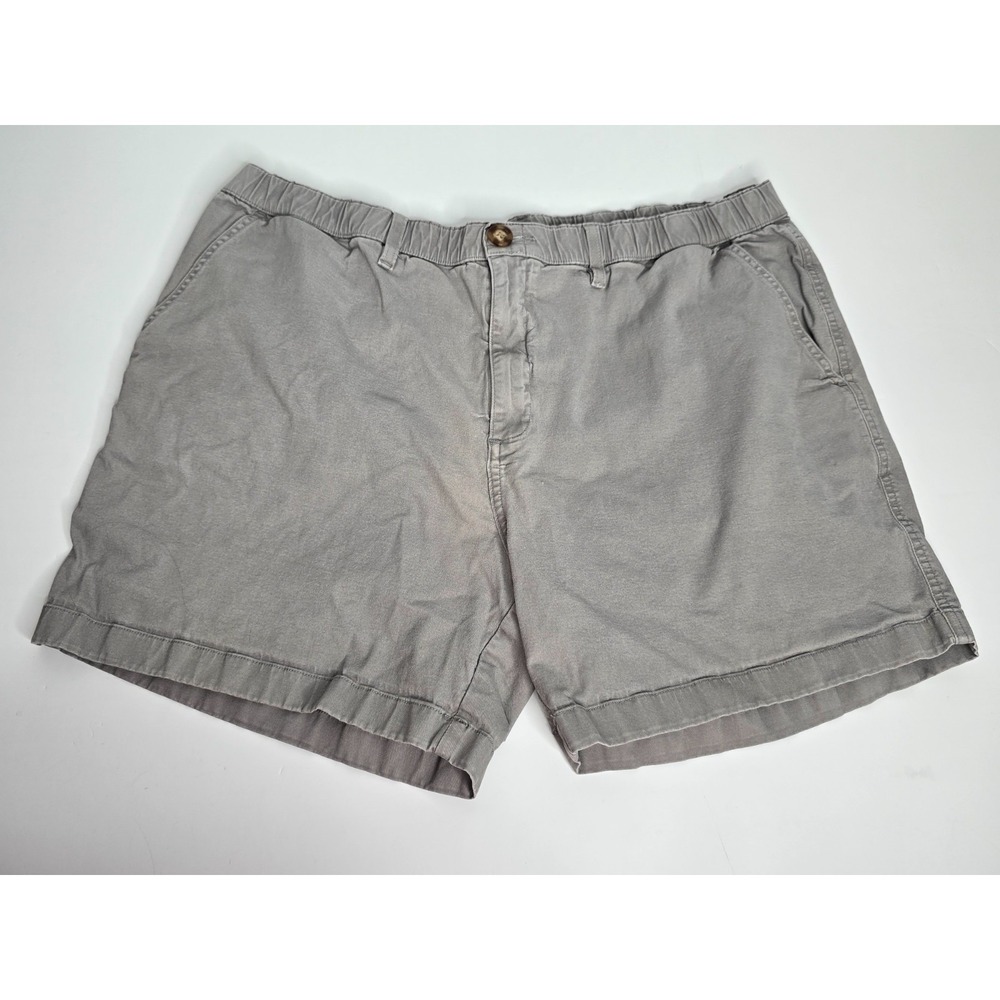 Chubbies Shorts Mens 3XL 5.5 Inseam Gray Chino Elastic Waist Stretch Casual